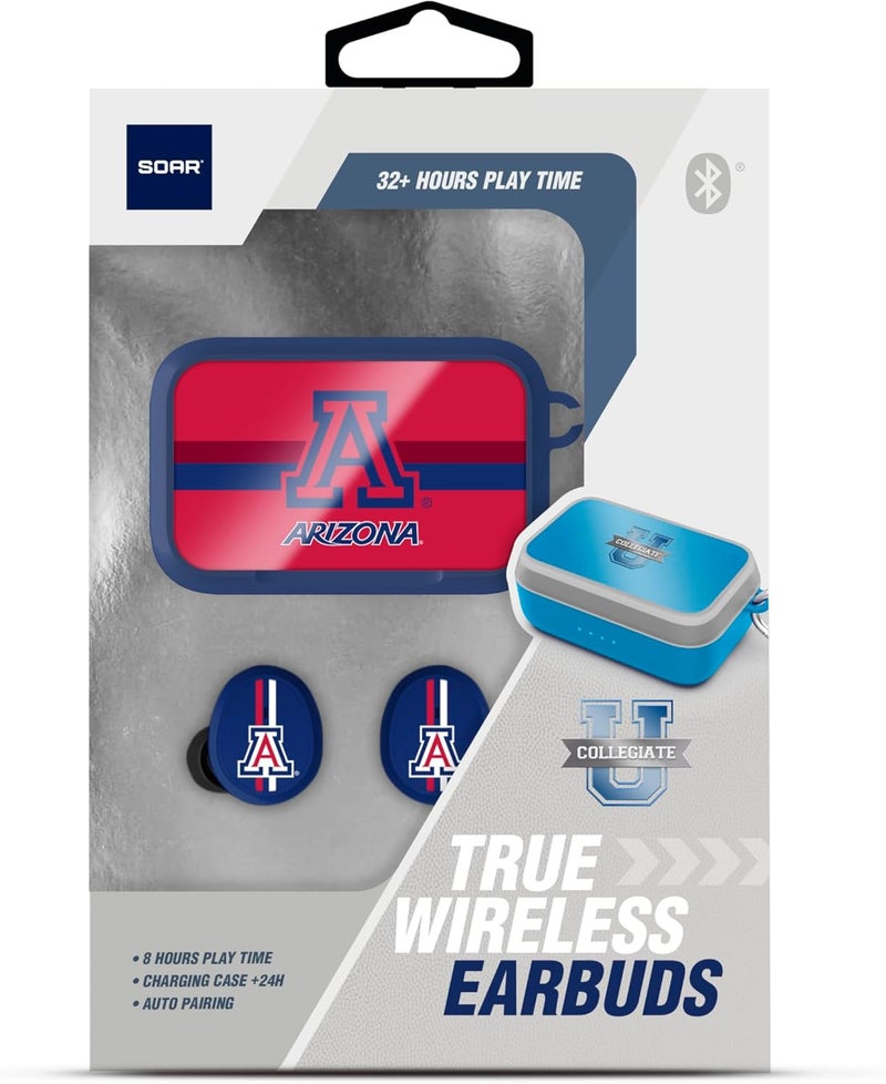 SOAR NCAA Wireless Sport Earbuds: Comfortable Fit & Convenient Charging - Image 3